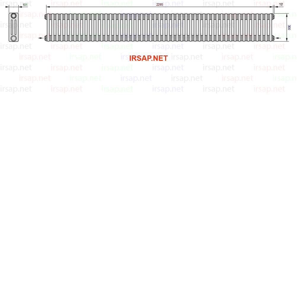 Радиатор IRSAP Tesi 30300/51 T08 CL 01